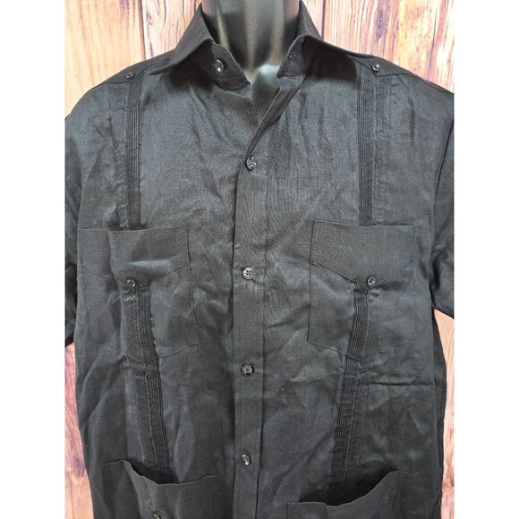 Mojito Collection Titos Handmade Vodka Guayabera Shirt Large NWT - Picture 3 of 7